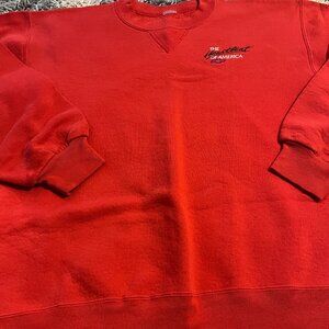 Chevrolet The Heartbeat of America Red Sweater Boys (Size Unknown, No tag)